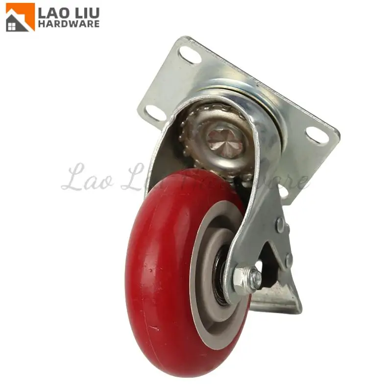 ล้อเลื่อนอเนกประสงค์แบบรับน้ำหนักมาก หมุนได้ 360 องศา °   เบรกแบบหมุนเงียบ ออกแบบมาเพื่อเฟอร์นิเจอร์ รถเข็นแบบมีฐานรองรับ ทนทานต่อการสึกหรอ