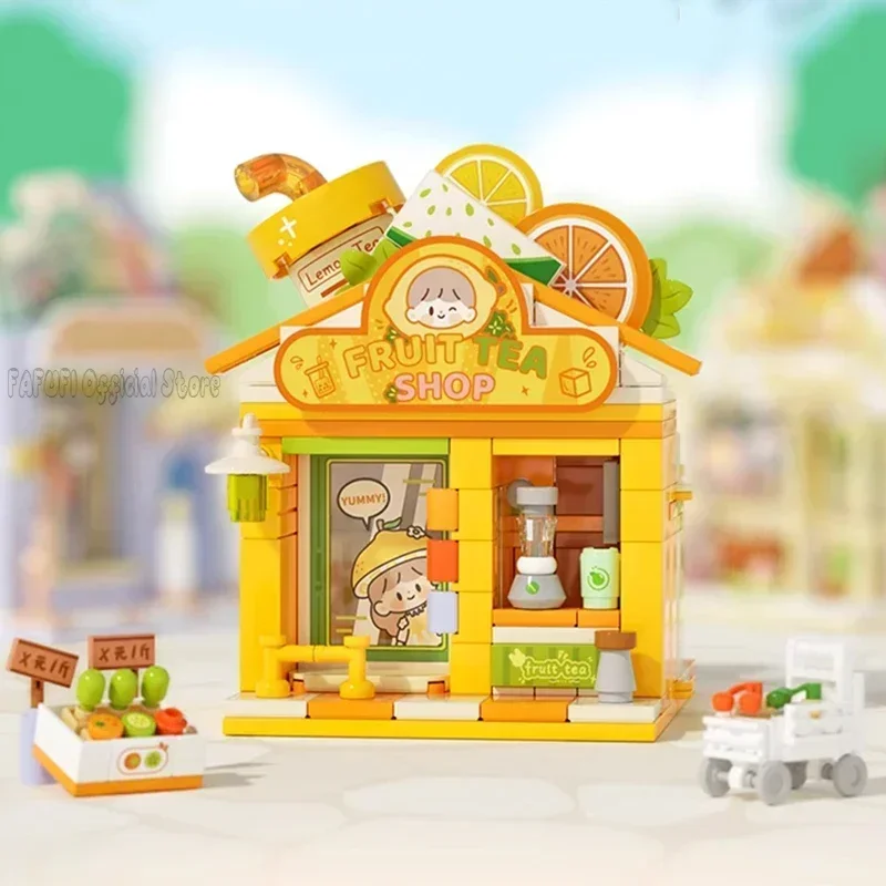 Finding Unicorn zZoton Featured Street View Shop Series Blind Box Toys Doll Anime Action Figure Desktop Ornament Gift Collection