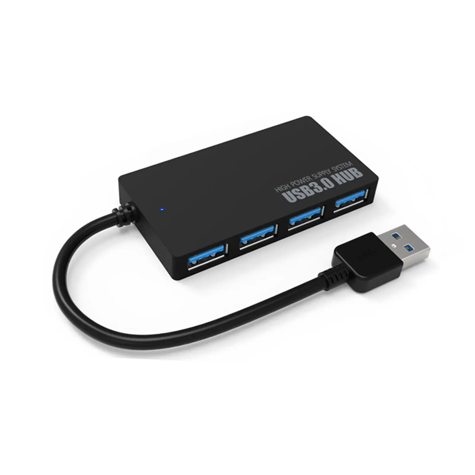 Adaptador USB 3.0 Hub de Alta Velocidade, 4 Portas, Ultra Fino, Estação de Docking, Acessórios, W5G5