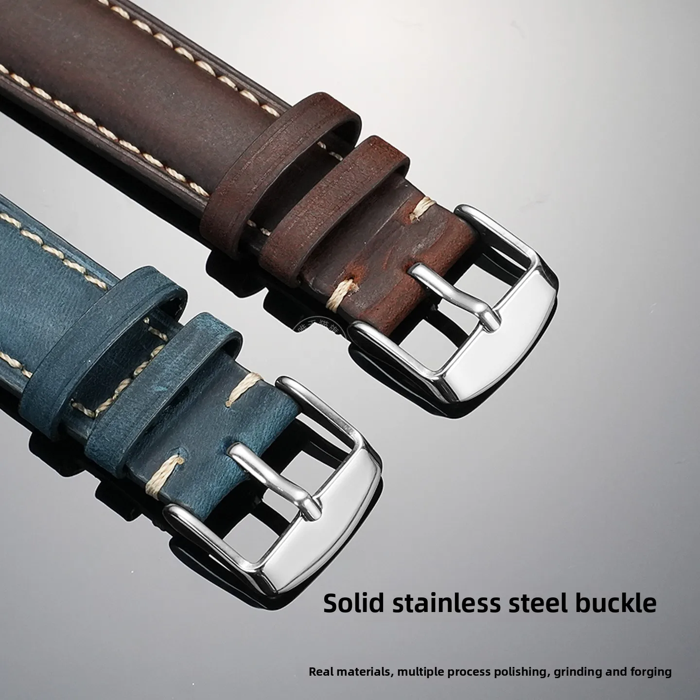 18 20 22 مللي متر الإفراج السريع جلد البقر حزام ل كاسيو لونجين تيسو سايكو المواطن ميدو هاميلتون سيكو الرجال النساء حزام ساعة جلد