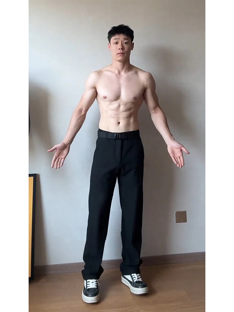 

Винтажные мужские брюки-колокольчики Cleanfit, повседневные американские уличные осенние длинные брюки свободного кроя, прямые брюки