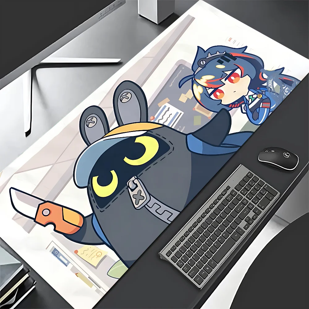 Zenless Z-Zones-Zeros-ZZZ Bangboo Mousepad Mouse Pad Laptop Gaming Accessories Mousepad Large Desk Mat Computer Gamer Keyboard R