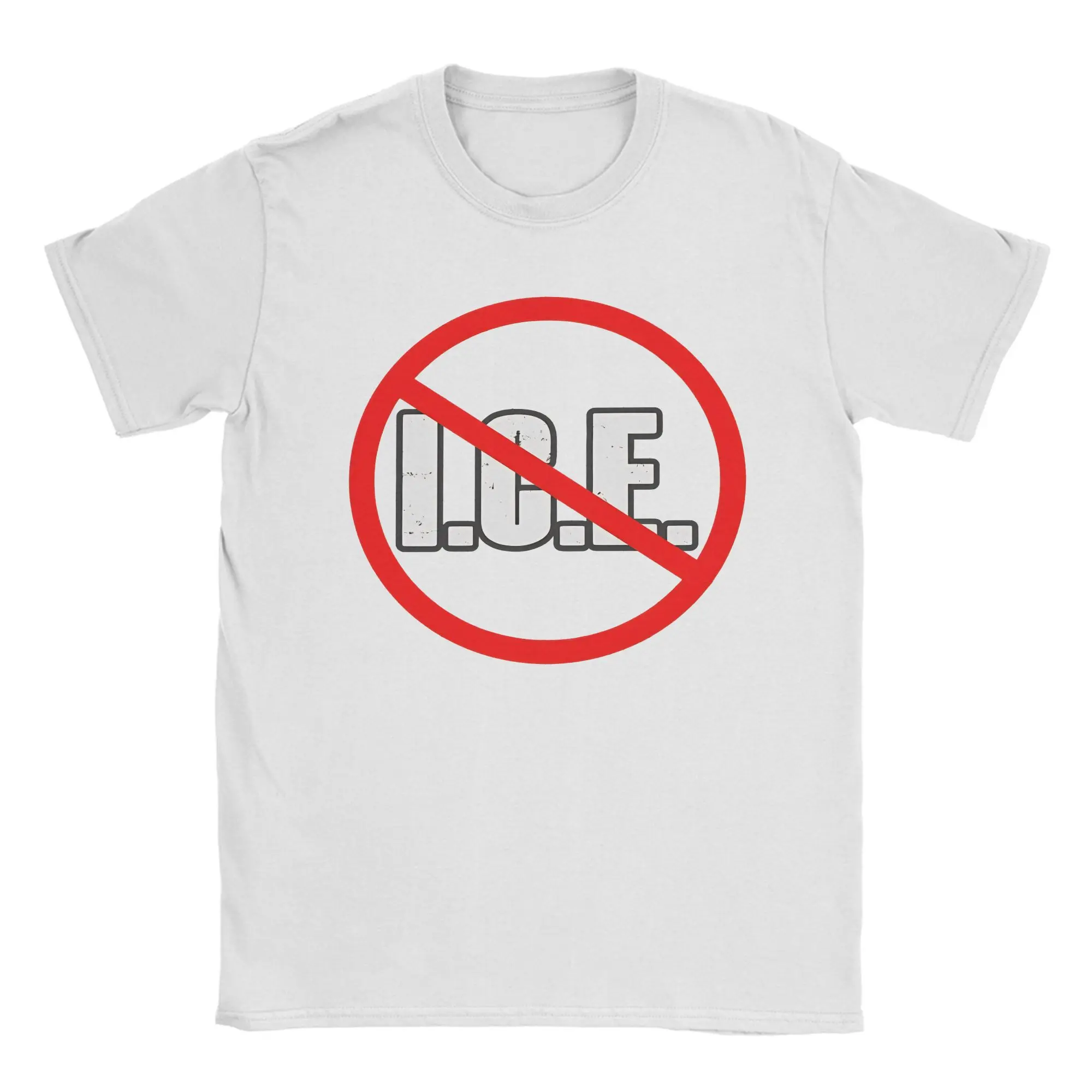

Abolish Ice Men's T Shirt Novelty Tee Shirt Short Sleeve O Neck T-Shirts Cotton Gift Idea Clothes