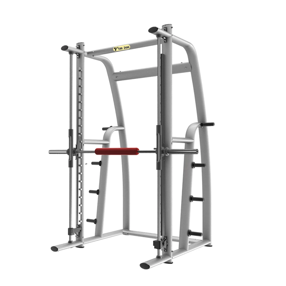 

Commercial Gym Fitness Equipment Power Squat Rack Trainer Plate Loaded Weight Lifting Smith Machine
