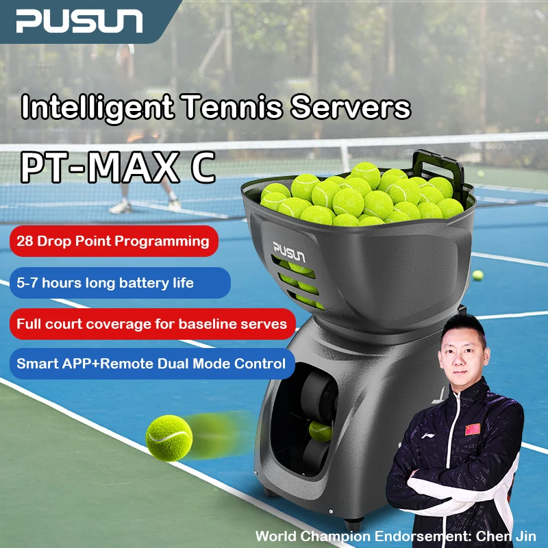 2024 Professional Tennis Ball Machine Automatic Tennis Ball Throwing Equipment For Player