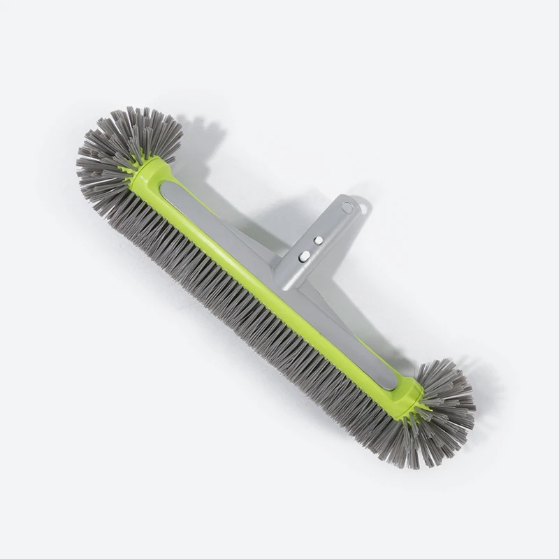 Pool Brush Head For Cleaning Pool Walls,Inground/Above Ground Swimming Pool Round Scrub Brushes,Reinforced Back Brush