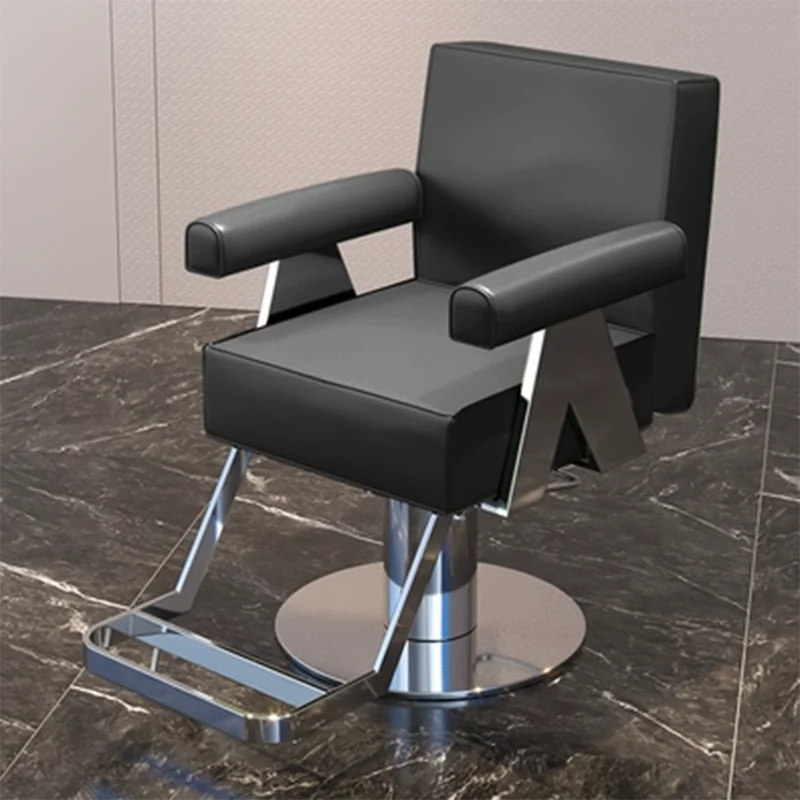 

Upscale Barbershop Down Internet Red Hair Cutting, Ironing And Dyeing Chairs, Hair Chairs, Hair Salon Dedicated Hair Stools