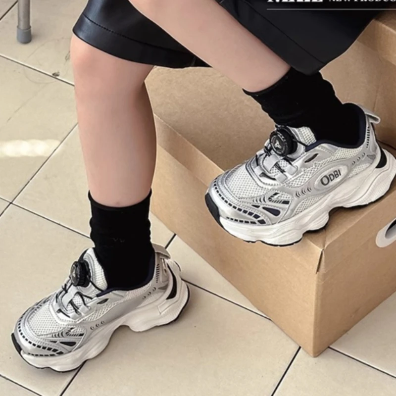 أحذية رياضية شبكية قابلة للتنفس للأولاد والبنات خفيفة الوزن ومريحة للأطفال ذات جودة عالية وأحذية رائجة البيع #2