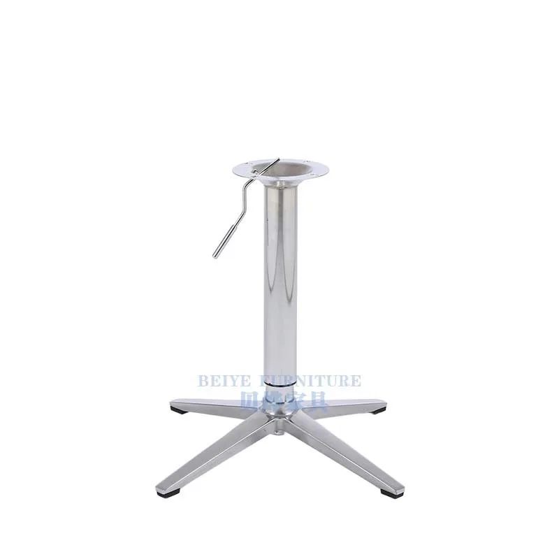 Aluminum alloy cross tripod lifting legs small round accessories bar dining table coffee table bracket base