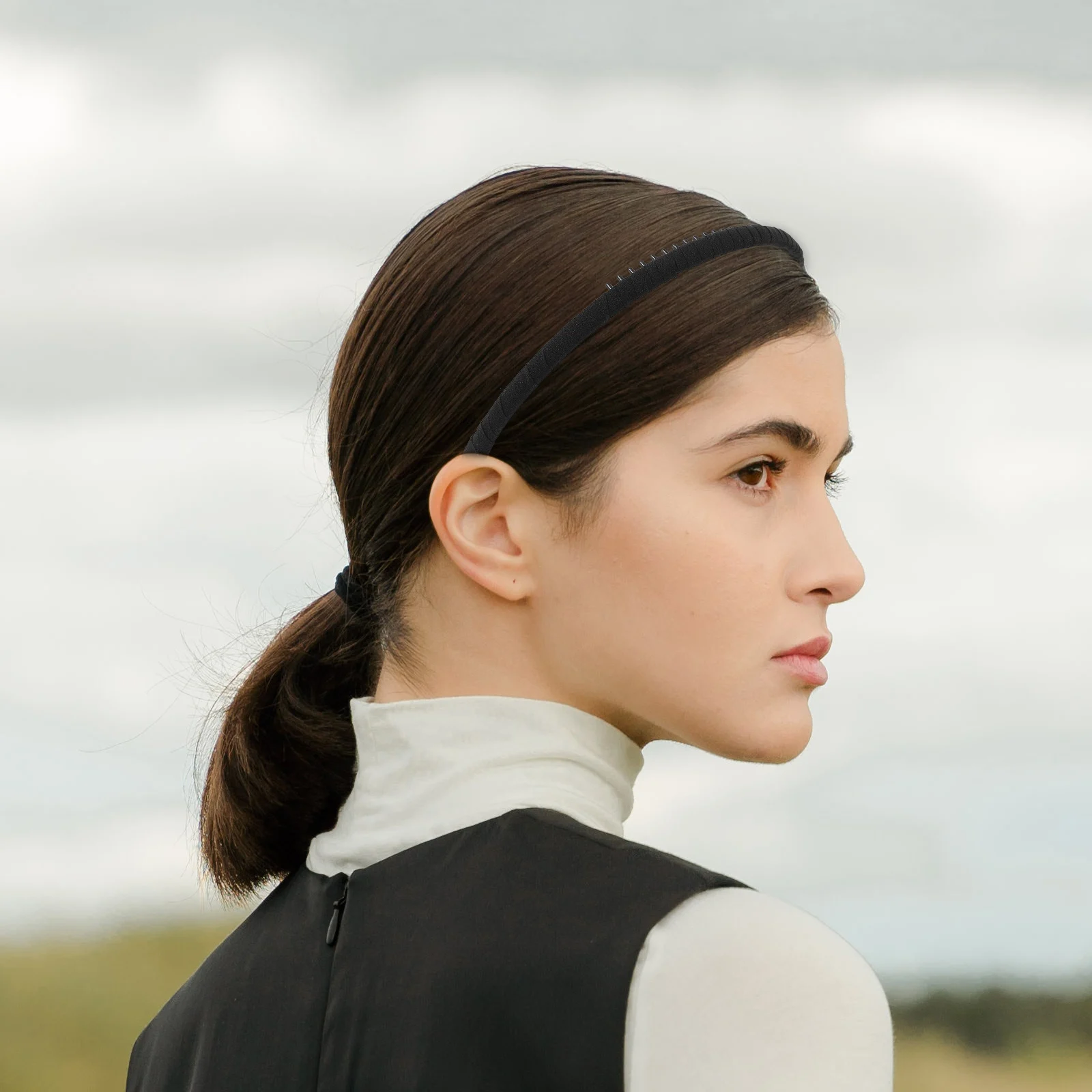 

6pcs Fabric Bands Girls Teeth Hairband Sturdy Comfortable One Size Masquerade Ball Prom Party Hair Accessories for Women