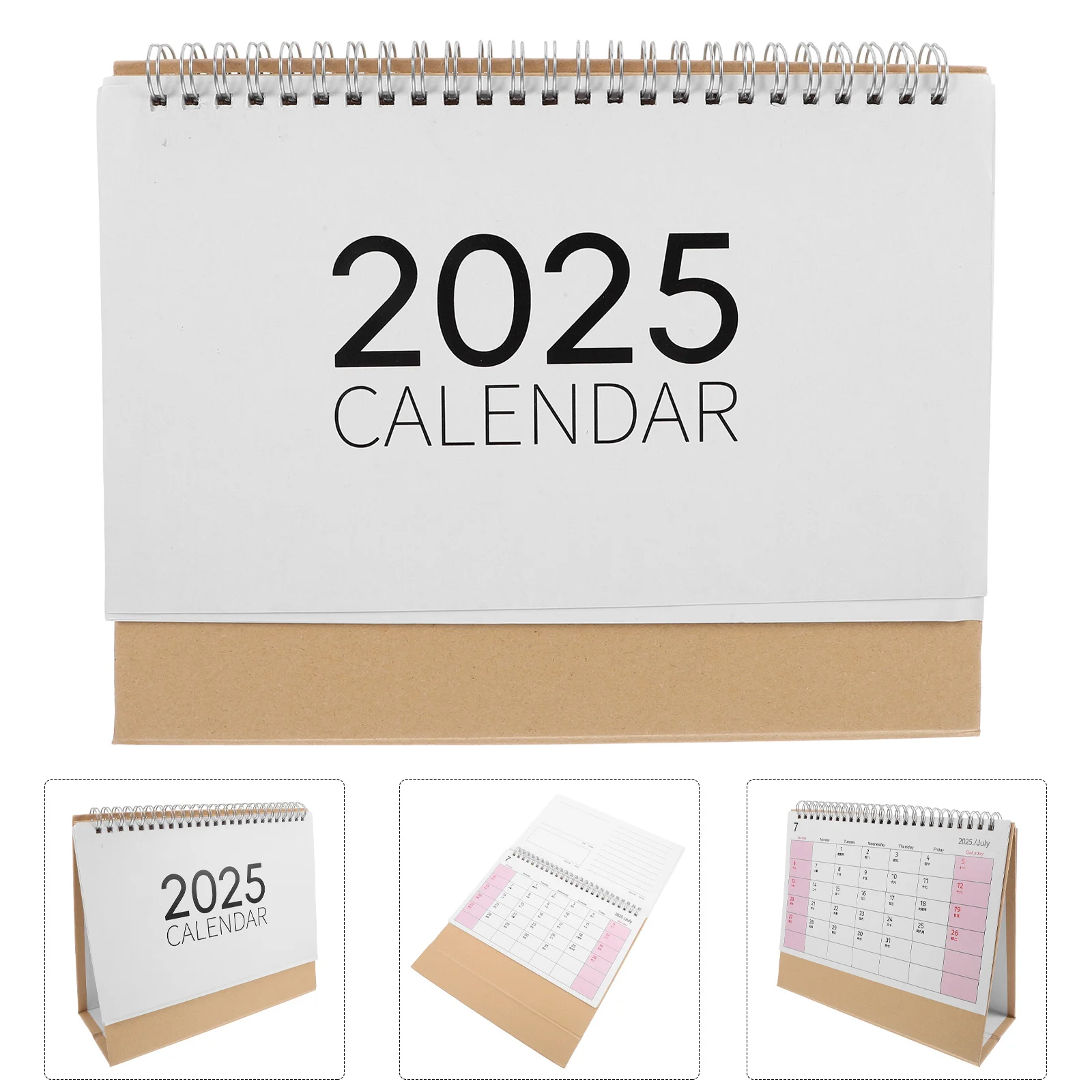 

Monthly Calendar Notepad Desk Intelligent Calendars Reusable Perpetual Desktop Flip