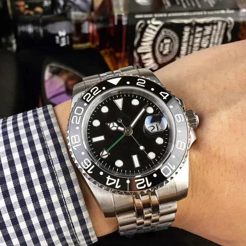 ساعة ميكانيكية أوتوماتيكية فاخرة للرجال، ساعة يد أصلية عصرية للأعمال عالية الجودة لتعزيز حالةك والميزان #6