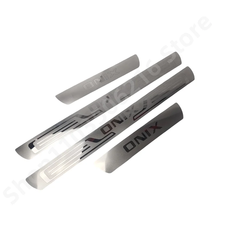 

for Chevrolet Onix 2017-2021 Car Sticker Door Sill Scuff Plate Protector Accessories Auto Pedal Guard Styling Trim