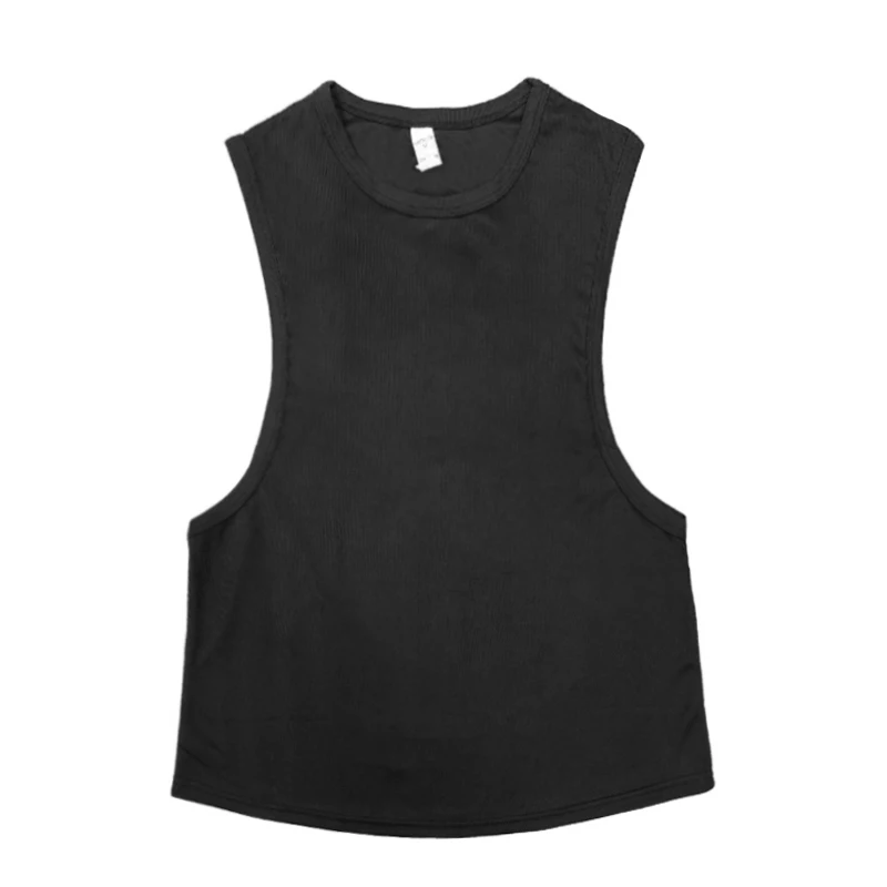 

Plain Summer Jogging Sport Clothing Gym Fitness Tank Tops Mesh Quick Dry Sleeveless Shirts Mens Casual Bodybuilding Muscle Vests