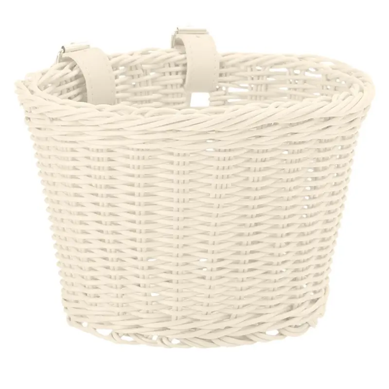 NEW HOT In Stock-Front Handlebar Basket For Kids Children Bicycle Multifunctional Waterproof Hand Woven Bike Accessories