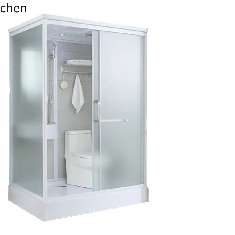 WY Integrated Bathroom Shower Room One-piece Partition Bath Integrated Sanitary Ware Mobile Toilet Factory Sliding Door Toilet