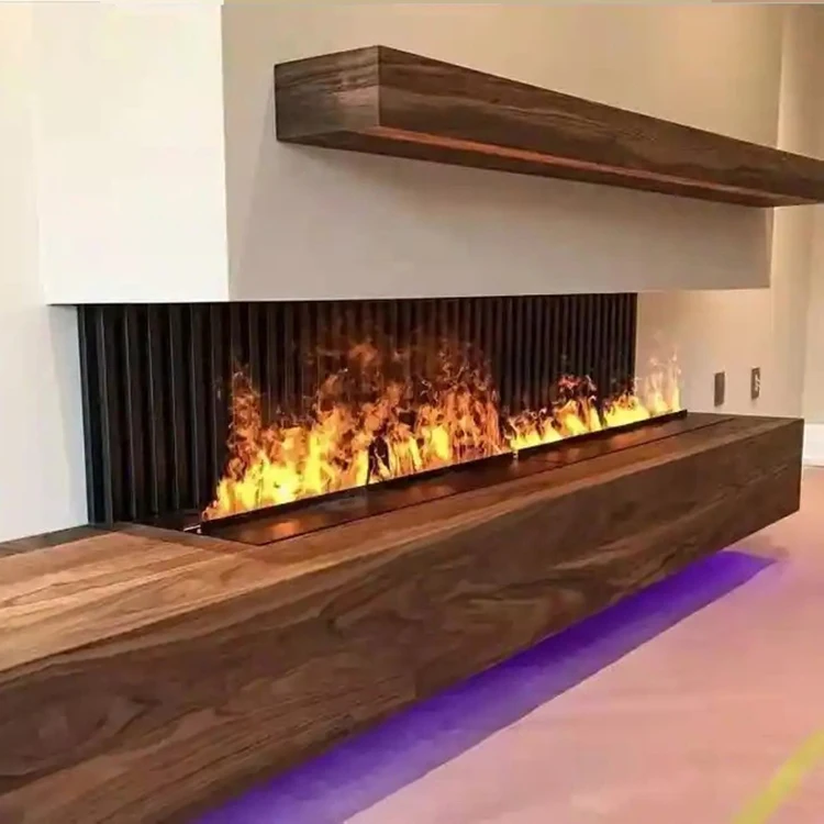 Lareira elétrica com armário LED lareiras embutidas lareiras de parede lareira elétrica de 40 polegadas