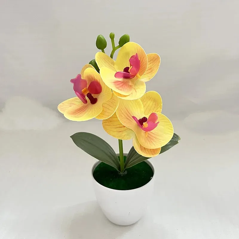 1Pcs 20CM Simulation Plants Potted Artificial Bonsai With Pot for Desktop Home Kitchen Bathroom Table Decor Garden Decoration view 4