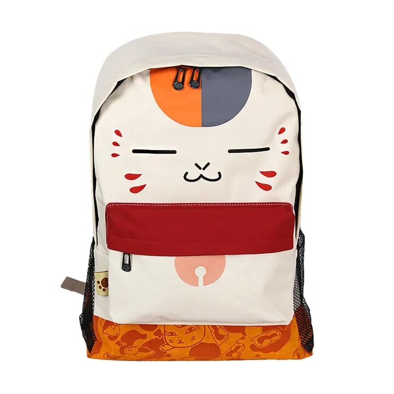 

Natsume's Book of Friends Nyanko Sensei Yuujinchou Cat Backpack Anime School Bags for Teenage Girls Boy