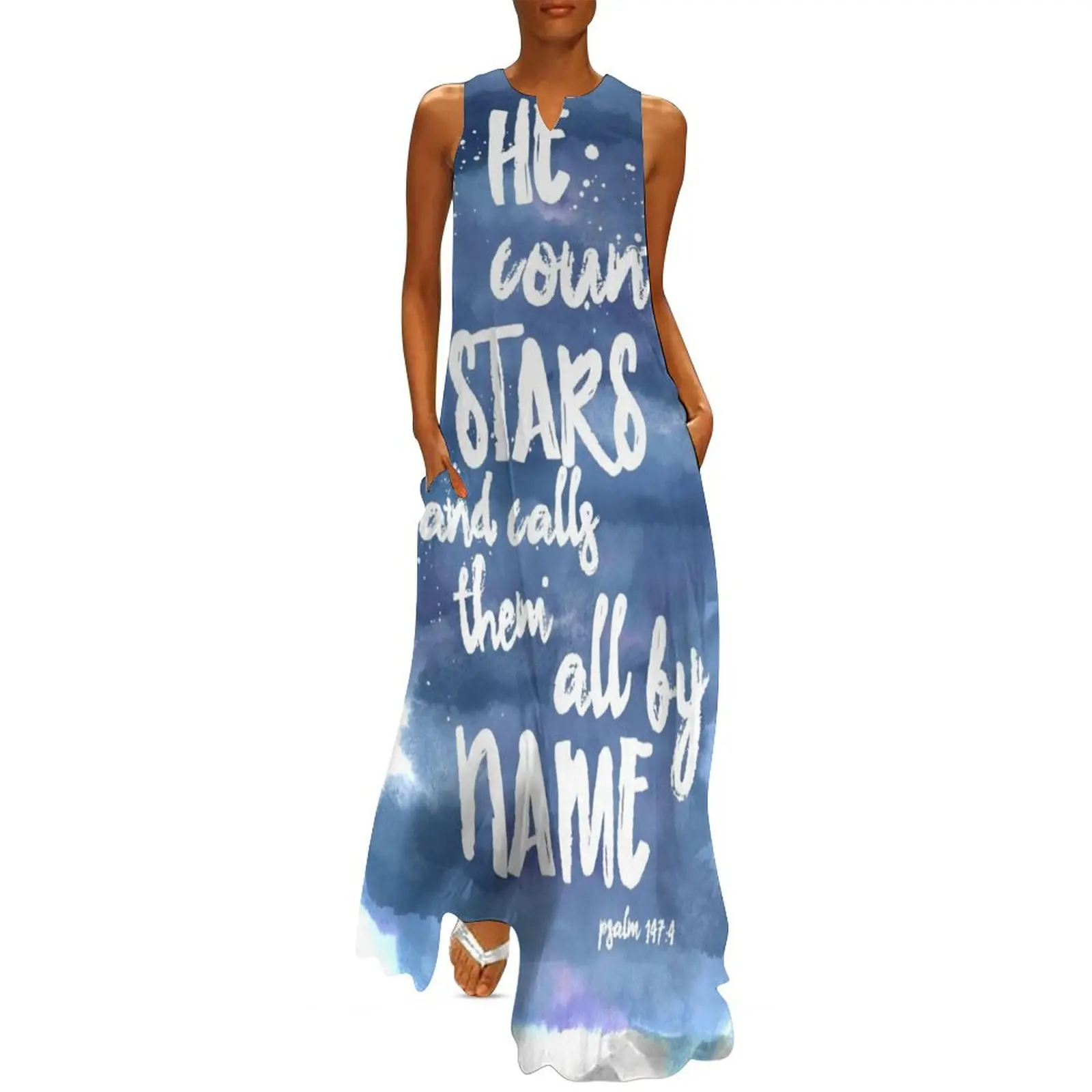 He Counts the Stars and Calls them All By Name Long Dress summer dresses women 2025 Bride dresses evening dresses women