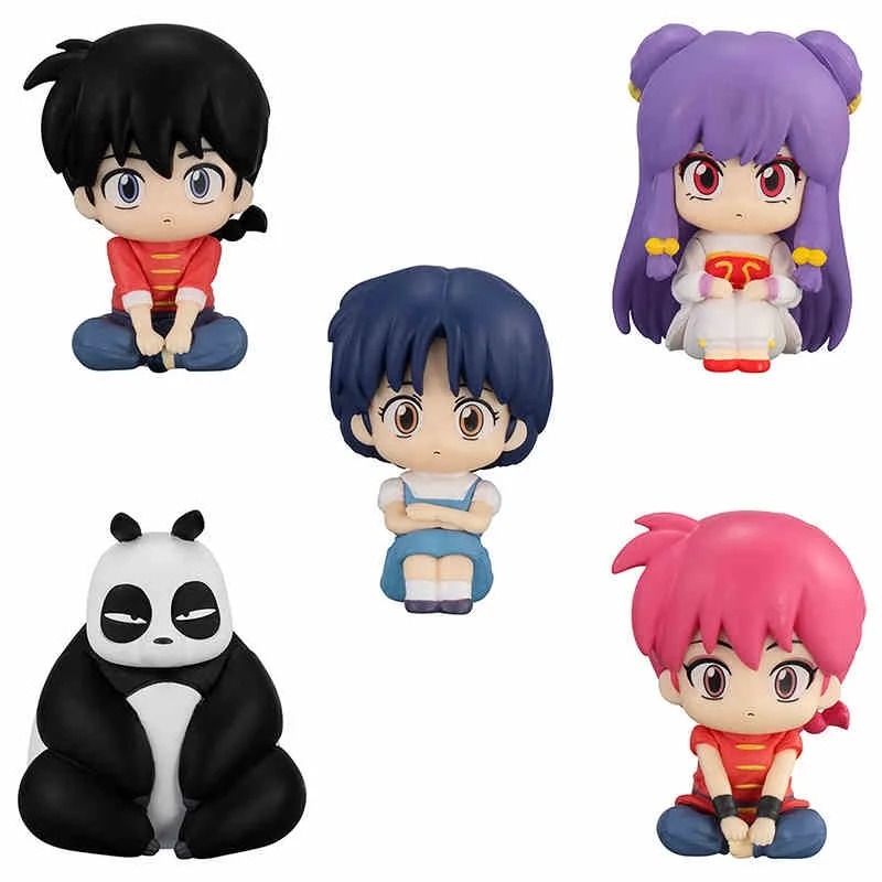

Hot Original Gachapon Ranma 1/2 Ranma Tendou Akane Hibiki Ryoga Shampoo Pvc Anime Figures Action Figure Model Toys Gifts