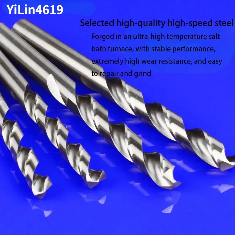 0.5mm-3.0mm High-speed Steel Spiral Brick   Aluminum Alloy Metal Electric Drill Woodworking Power Tools Drills  10pcs