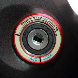 Aydınlık kontak anahtarı halka Nissan, kapak, güç anahtarı trim sticker, Nissan Livina, Tiida, Sylphy, Qashqai, X-Trail, güneşli, mart, Venucia En çok satılan 12, tiida çerçeveleri-no. 7