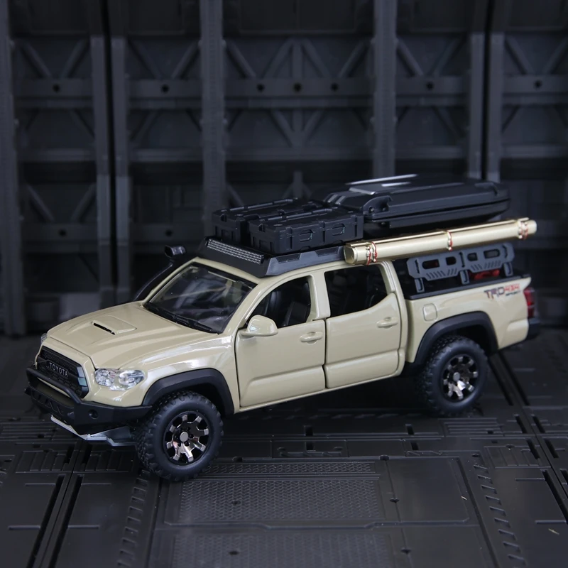 1:32 シミュレーション トヨタ タクマ トラベルエディション 合金製 オフロード車 モデルカー 豊富なディテール、精巧な仕上がり、高品質
