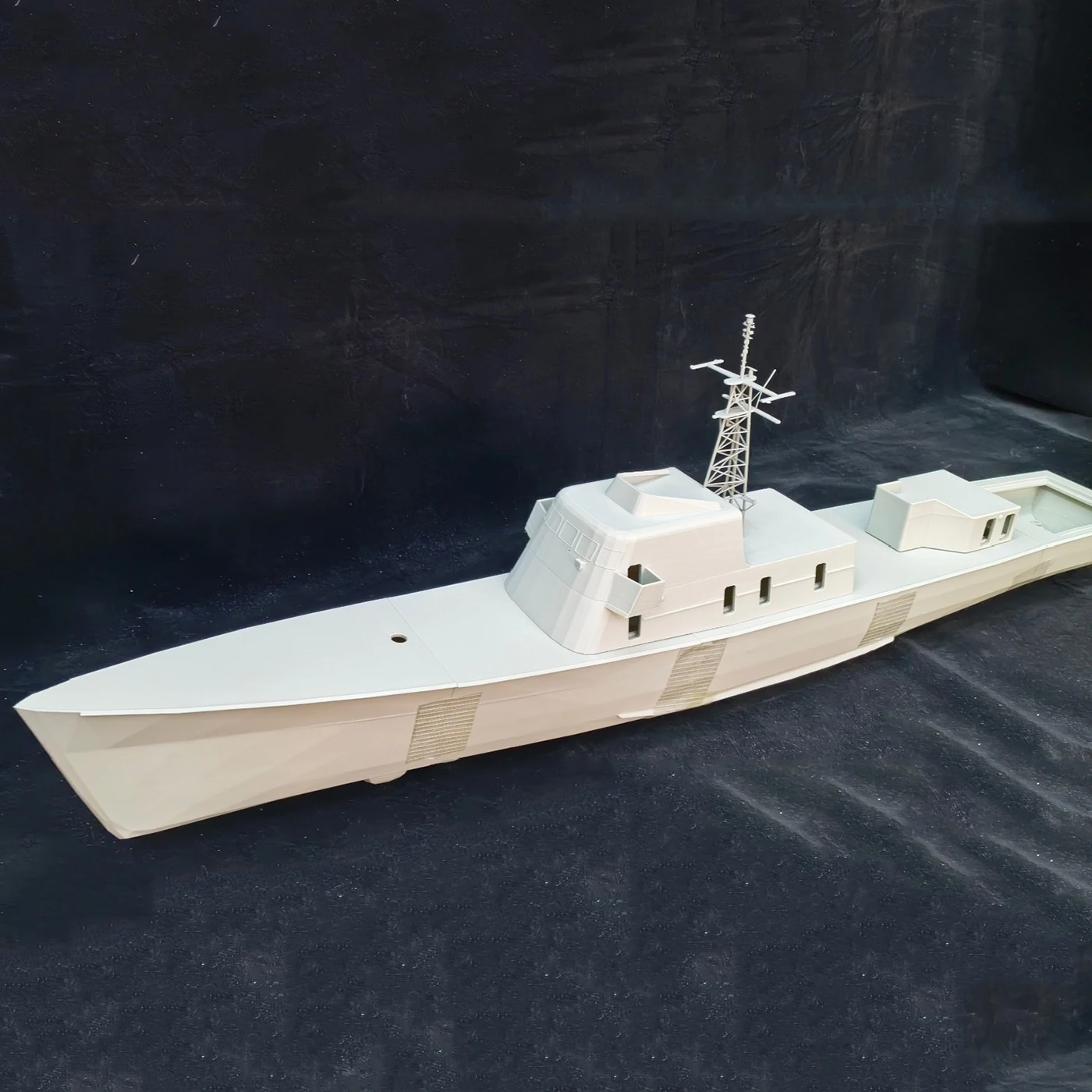 

1/72 RC Boat 90cm037II Missile Boat Remote Control Ships Light-curing Details RC Schiffe Model Kit Ship Toy Adult Toys
