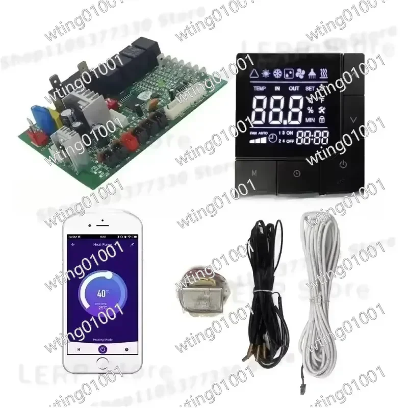 for Heat Pump Air Source Water Source Heater Control Board Main PCB Circuit Module Replacement Part Smart Temperature