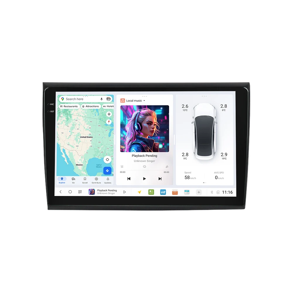 ZJZ MEKEDE  Android Car Multimedia Car Stereo AutoRadio DUDU GPS Navigation Car-play  Head Unit for Fiat Bravo 2007-2012