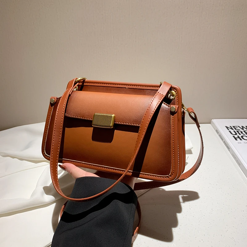 

Luxury Brand Women's Tote Bag Leather Popular Classic Elegant Messenger Style Handbags For Ladies Designer