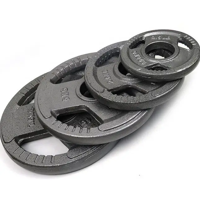 Unisex 20kg Cast Iron Bumper Plate Eco-friendly Universal Rubber Barbell Discs Workout Strength Training Customizable