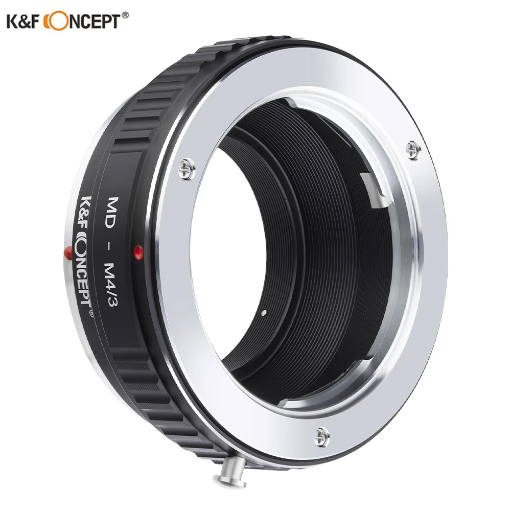 K&F Concept Lens Mount Adapter MD-M4/3 Digital Adapter Ring Minolta MD Lens to Micro 4/3 Mount for Panasonic for Olympus Camera