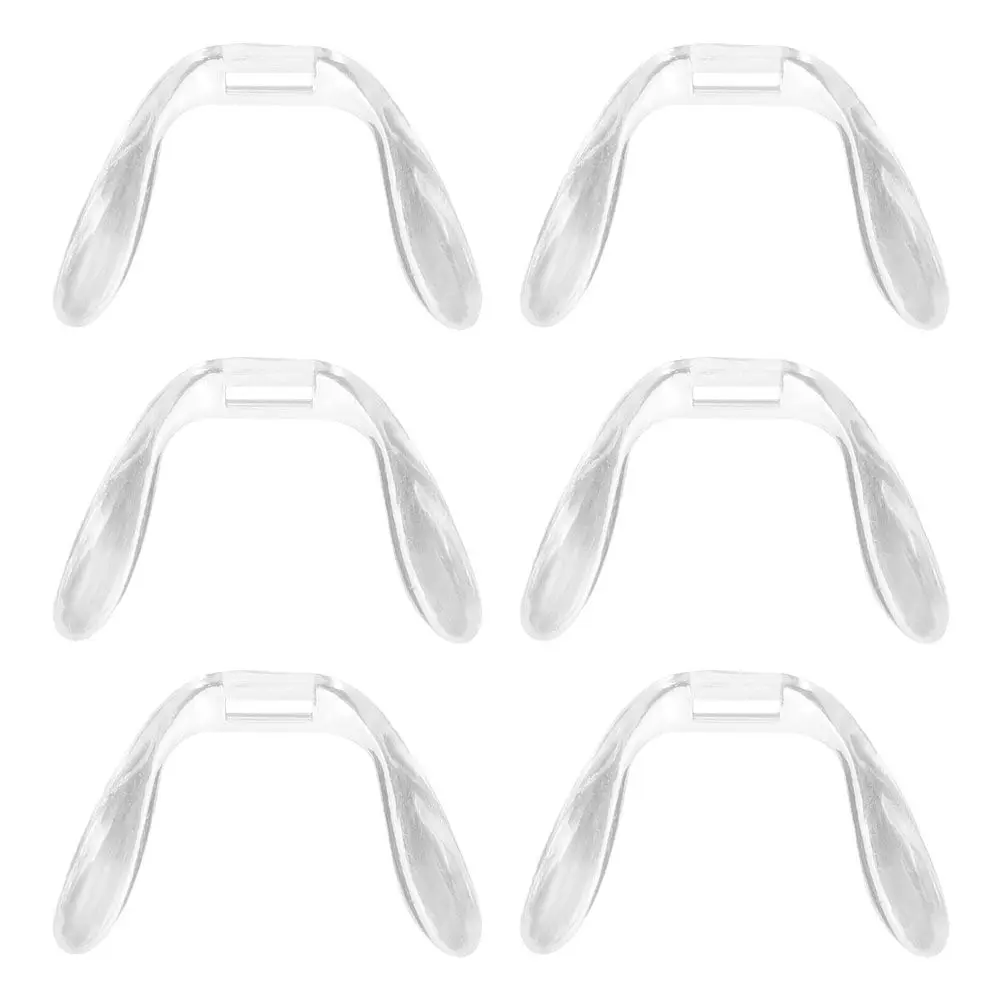

6 шт. сменных пластиковых накладок для носа, удобные нескользящие подушечки для оправ очков и солнцезащитных очков