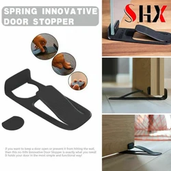 Creative Spring Door Stopper Properly Holds The Door Open Door Wedge Holder Multi-function Door Stopper Safety Protector