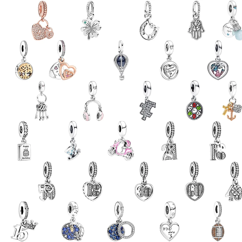 

New Hot Sale,Hot Air Balloon,15th Anniversary&Christmas Star Moon Charm Beads,DIY Women Jewelry,Fit Original Necklace&Bracelet