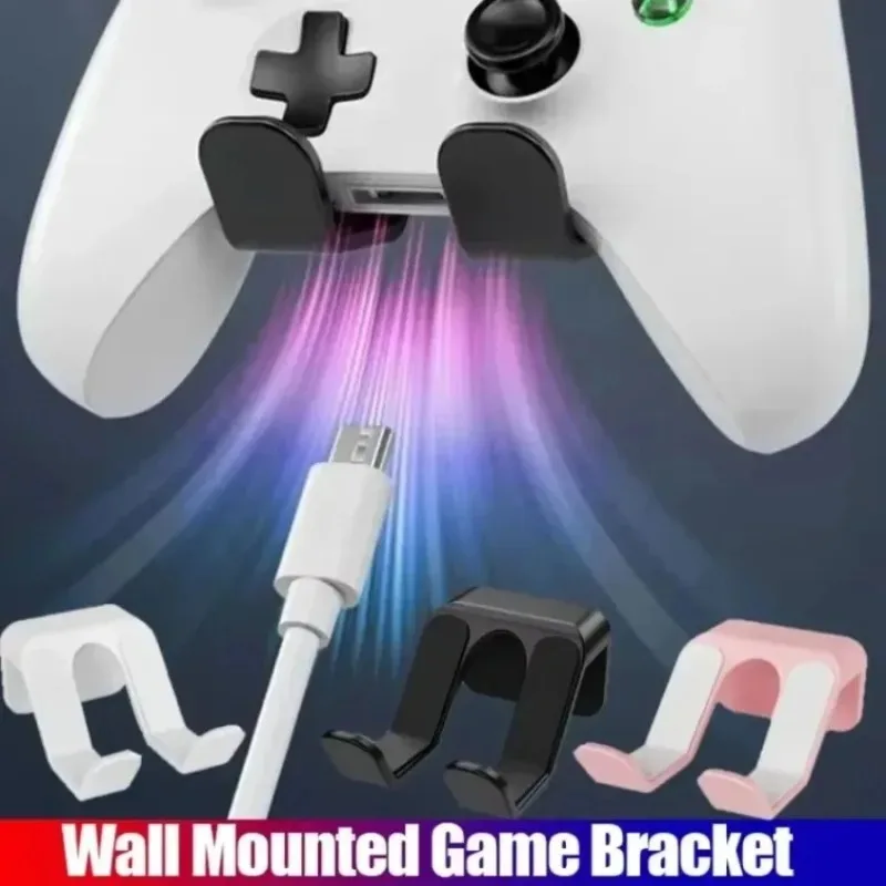 Wall Mounted Game Controller Bracket Bracket Base No Punching Required Controller Storage Rack for Nintendo Switch Pro Sony Xbox