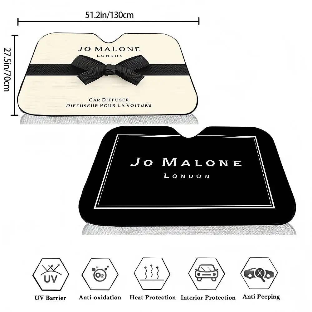 J-Jo M-Malone LOGO Fashion Windshield Sun Shade For Car SUV Truck Front Window Sun Shade Accessory Visor Protector Shield Cover - view 5