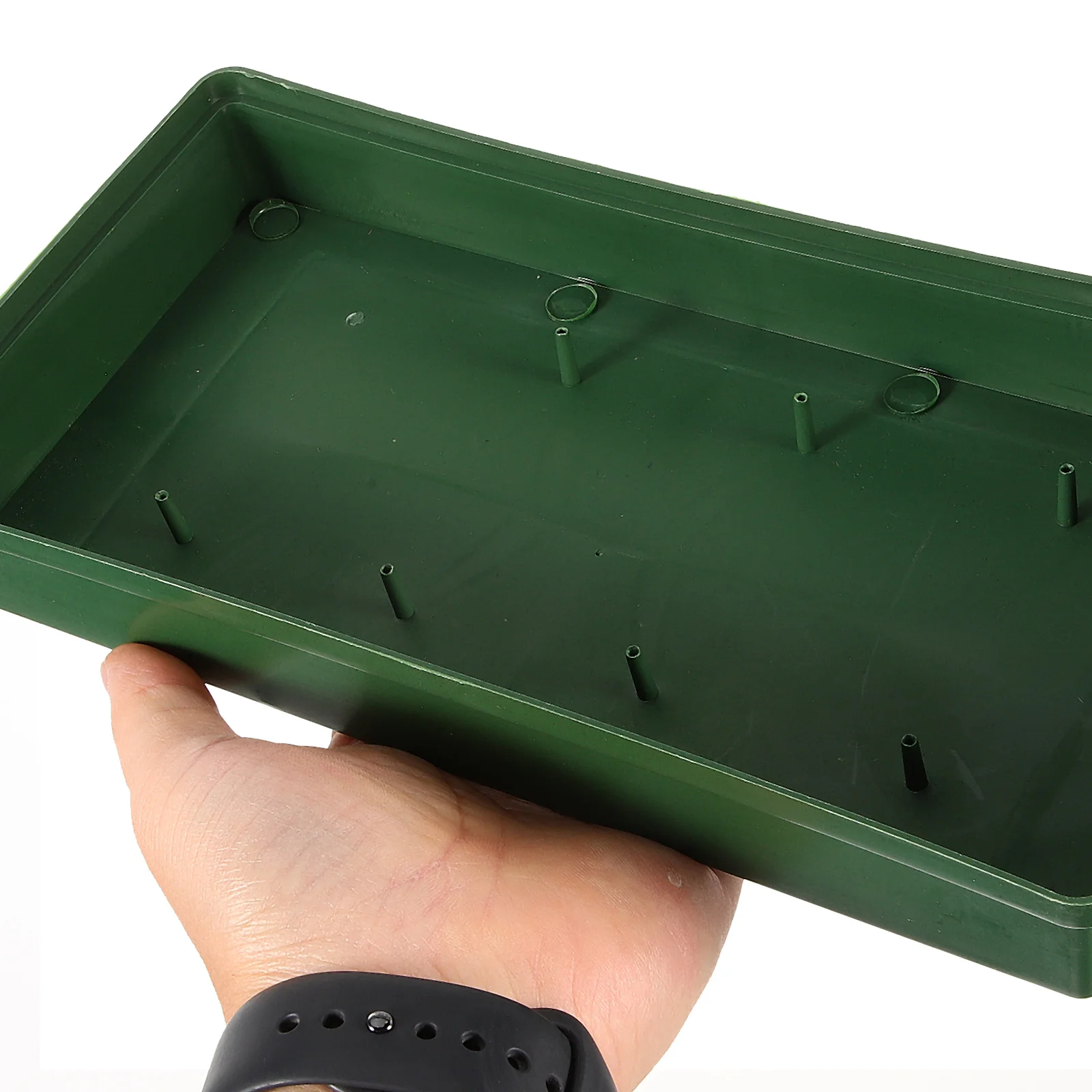 

Rectangular Floral Mud Holder Durable Lightweight Flower Arrangement Pin Dish Base Podium St Packaging Supplies Wedding