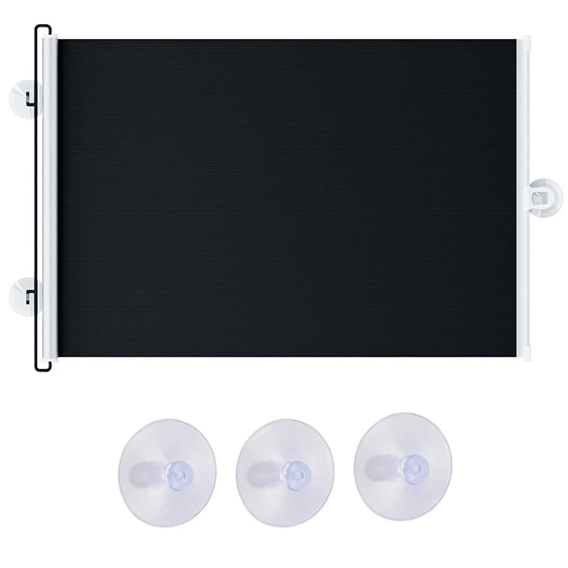 90% Light Blocking Reflective Blackout Curtain Punch Free With 3 Suction Cups Heat Insulation Window Shade For Kitchen Bathroom