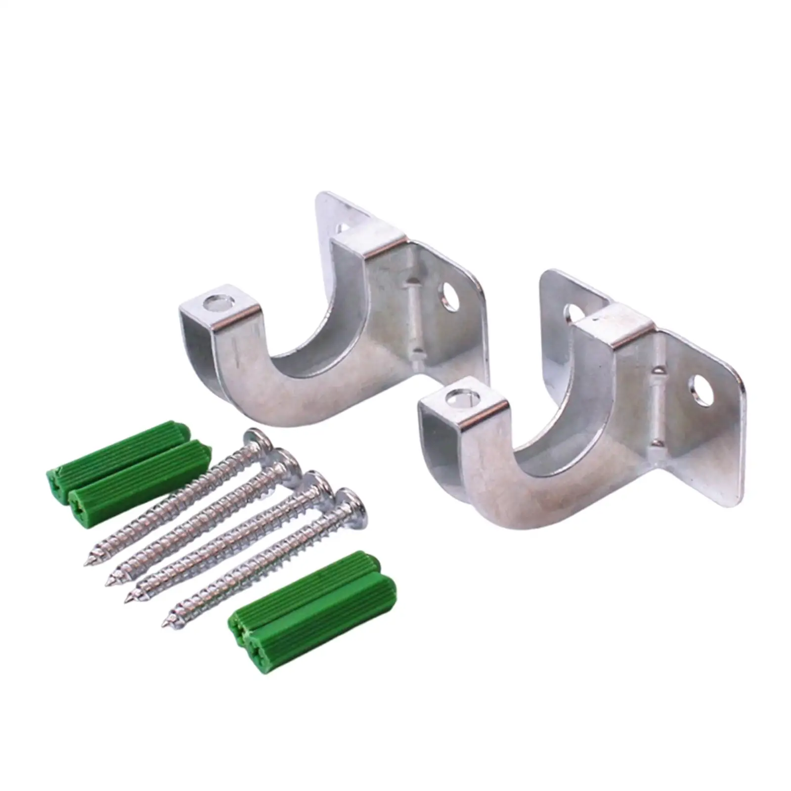 2 قطعة بكرة خرطوم الحديقة شماعات جدران مع مسامير حامل خرطوم المياه اللفاف السنانير للحبال خارج تمديد يدوات الفناء الخلفي المرآب #4