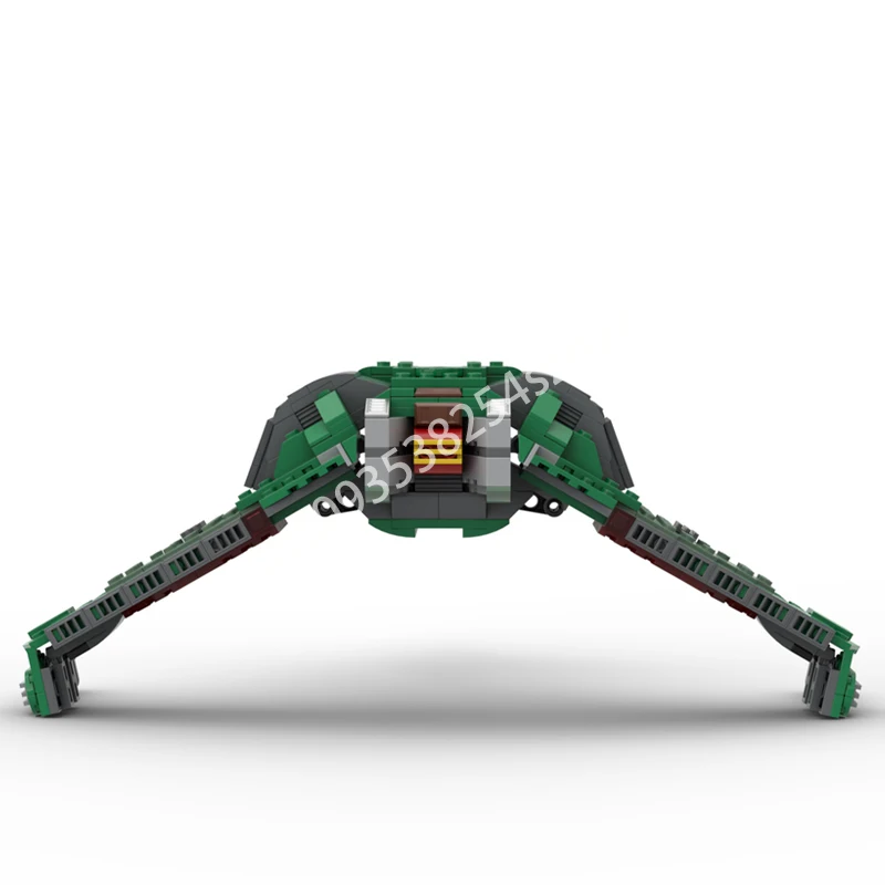 

600pcs MOC Klingon Bird of Prey Star Trekss Building Blocks creativity Christmas toy Gift teenager Children's STEM Educational