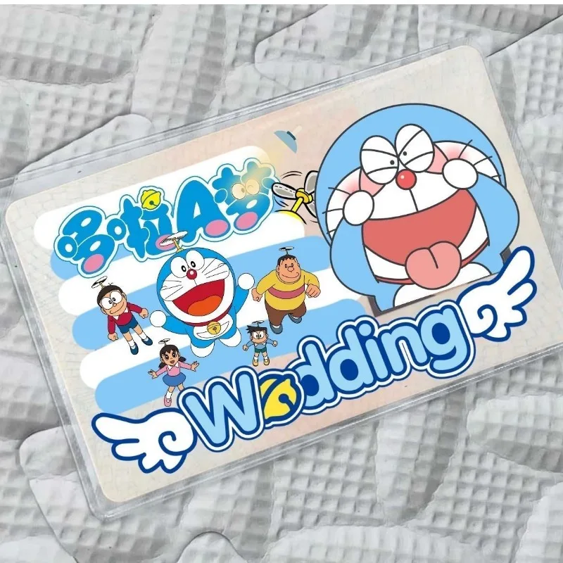 عبقور حامل بطاقة الهوية حالة الكرتون الكرتون نمط رسالة اخفاء بطاقات الائتمان حالة Kawaii بطاقة الوصول زينة الهدايا