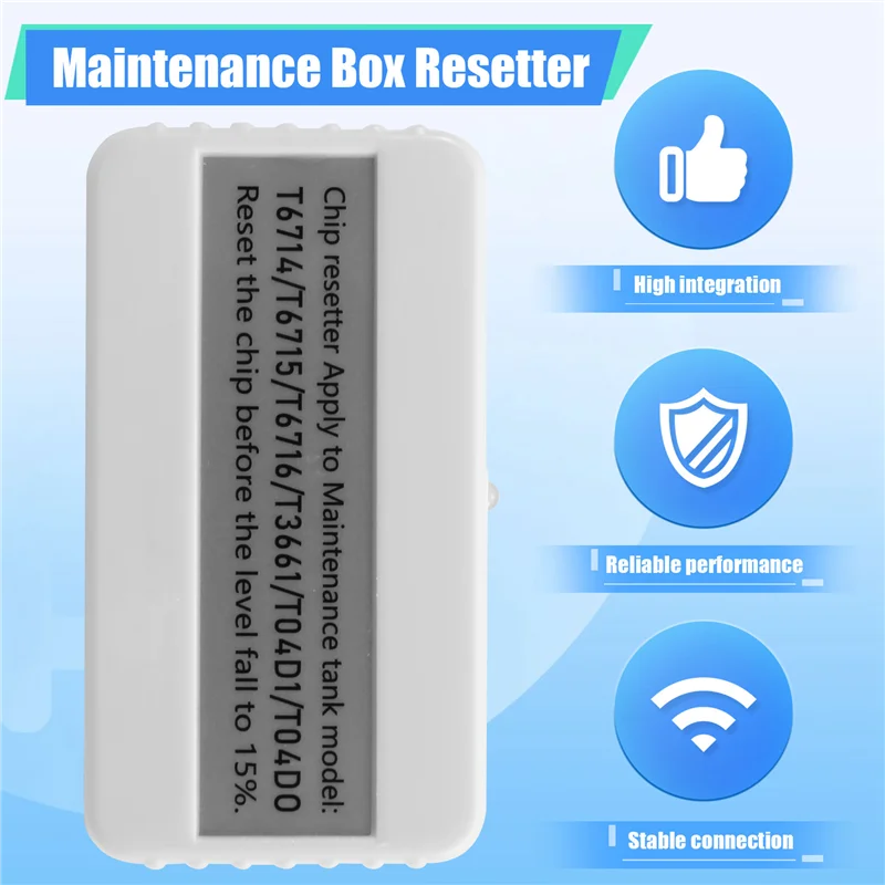 

CS-T04D1 Устройство сброса чипа резервуара для обслуживания для T6714 T6715 T6716 T3661 T04D0 Инструмент для сброса чипа резервуара для отработанных чернил B