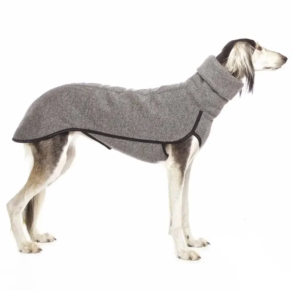 Dog Pet Winter High Collar Jumper Sweater Medium Big Dog Coat Jacket Great Dane Greyhound Pitbull Clothing Pets Clothes