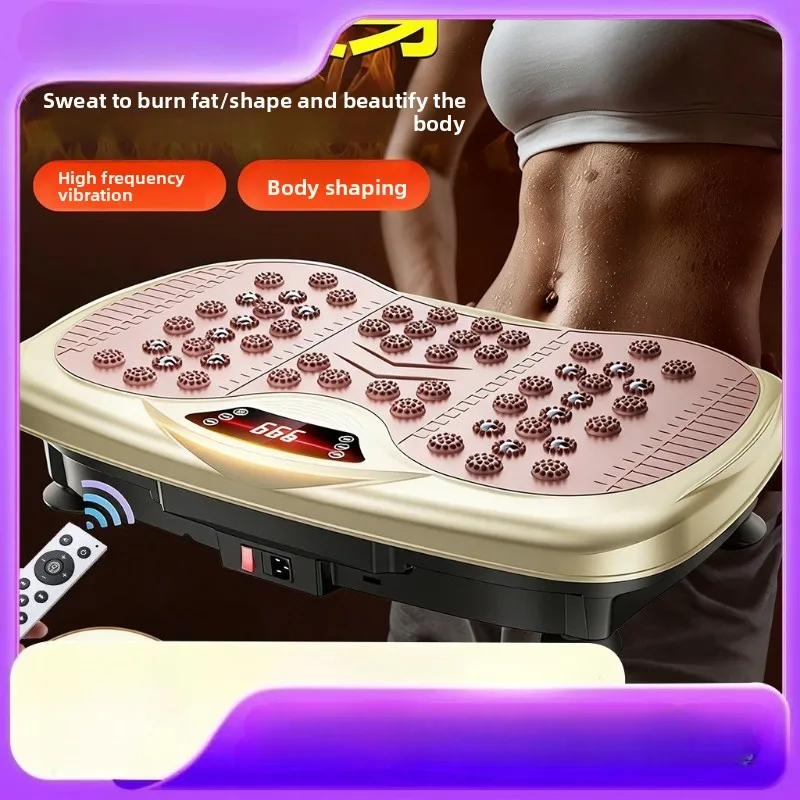 Home Vibration Plate Full‑Body Shaking Trainer Portable Fitness Waist Abdominal Muscle Relax Workout Body Tightening Tool