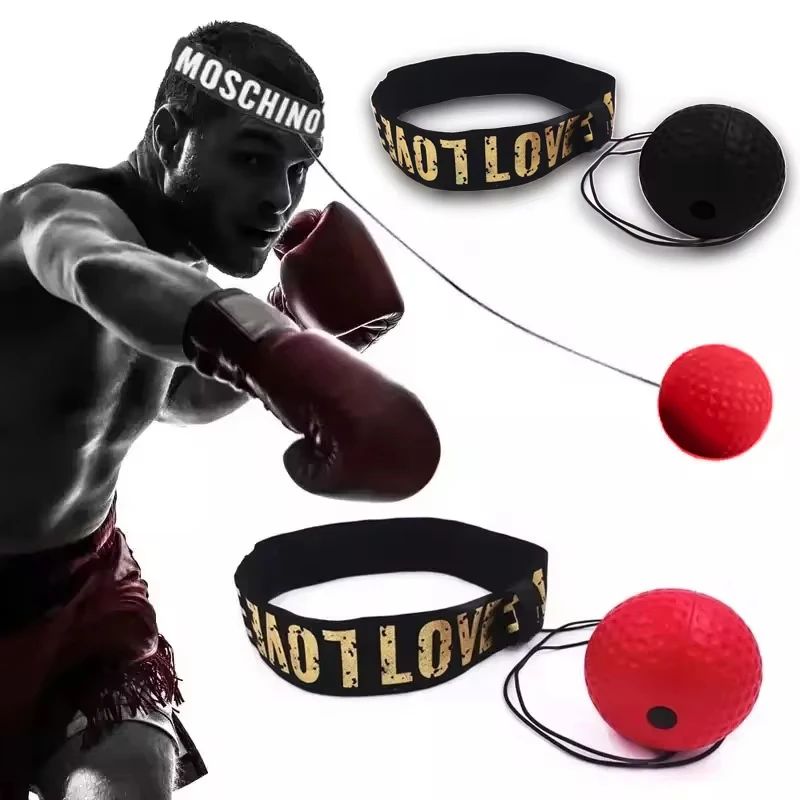 Boxing Ball With String Professional Sanda Training Home Accessories Exercise Adjustable Headband Hand Eye Reaction Speed