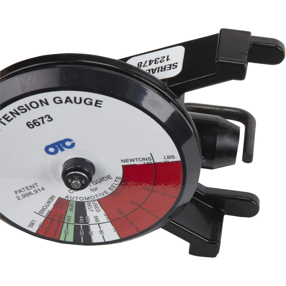 6673 Манометр натяжения ремня, универсальный