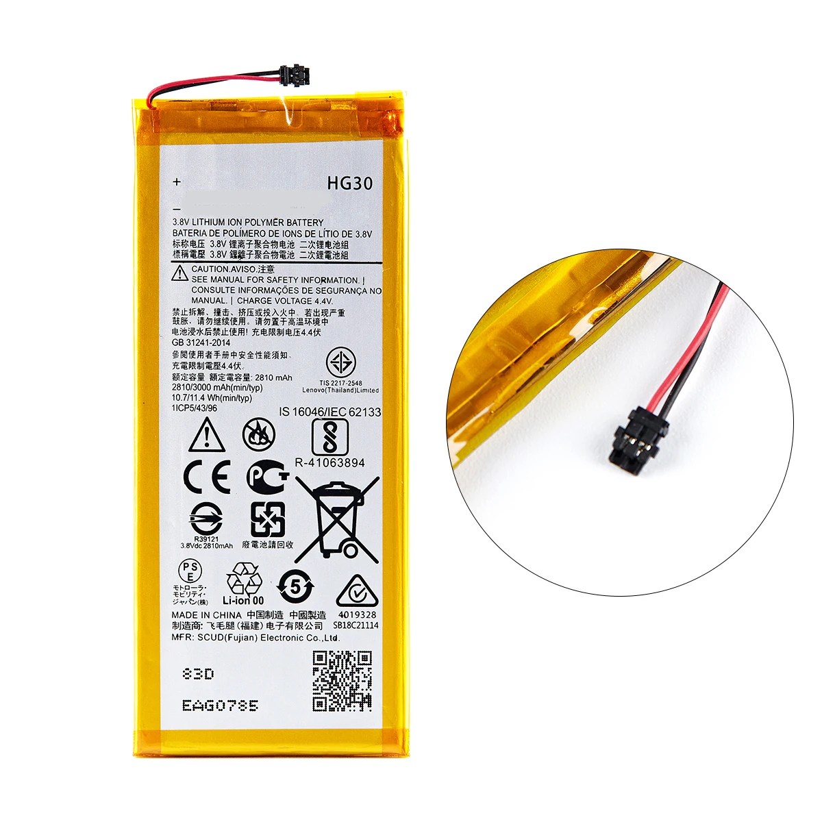 100% Original HG30 3000mAh Battery For Motorola Moto  G5s Plus XT1791 XT1792 XT1793 XT1794 XT1795 XT1805 XT1803 XT1804  XT1806